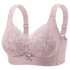 China Wireless Bra Full Coverage Foam Bra-Onion Pink